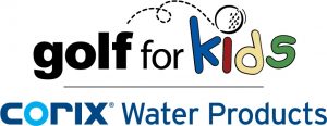 Golf for kids corix water Products logo